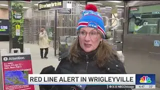 CTA Red Line trains SKIP Addison as construction continues