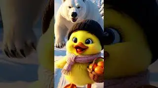 Cute Duck Loses Orange to the Bear  #cuteduck #cuteduckfunny #cuteduckvideo #duckandbear #duckcute