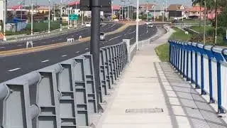Walk across the bridge: Part 6 - we reach the West Bank of the Demerara River Bridge 