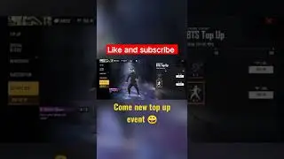 free fire new top up event (BTS TOP UP EVENT)come #freefirenewevent  #shortsvideo #freefire #shorts