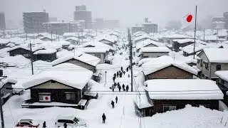 Japan Buried by Snow as Cities Collapse Overnight. No Way Out: Historic Snowstorm Paralyzes Japan