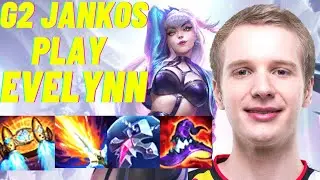 G2 JANKOS PLAYS EVELYNN VS LILLIA |EUW CHALLENGER - 981LP| [League of Legends] Full Gameplay