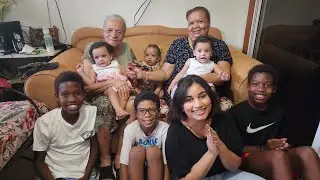 Viaje de Emma y Bella a República Dominicana ( en la casa de mamá mirella ) 