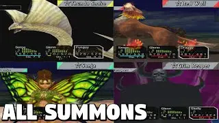 ALL Summons - Chrono Cross Remaster: The Radical Dreamers Edition