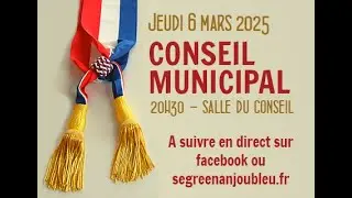 Conseil Municipal du 6/03/2025