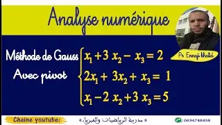 Méthode De Gauss avec pivot  cours et exercices