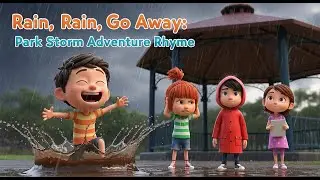 Rain, Rain, Go Away | 3D Animated Kids Song | Park Storm Adventure #kidssongs #nurseryrhymes #ytkids