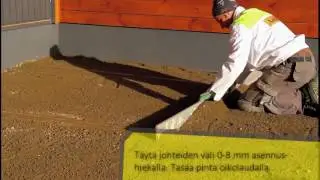 Pihakivien Asennusohje, osa 2/5 - Asennushiekka