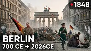 Evolution of Berlin | Fixed-Camera Timelapse: 700 CE - 2026 CE in 6 Minutes