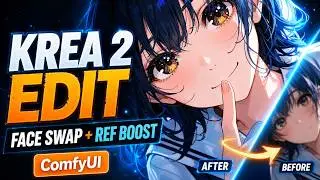 Krea 2 Identity Edit in Comfy UI: Image Editing, Face Swap & Ref Boost Explained