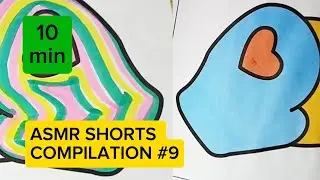 ASMR Coloring Compilation 🎨 | 10 Minutes Relax