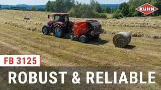 Robust, reliable, and ready to perform - Fixed chamber round balers - KUHN FB 3125