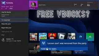 Trolling these Fortnite scammers in Xbox looking for groups (sing for vbucks)