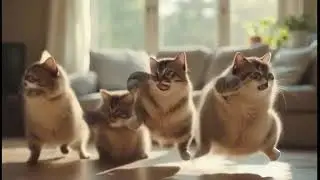 fat cat does jumping jacks :)