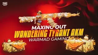 WANDERING TYRANT AKM  SPIN | NEW LUCKY SPIN AKM PUBG MOBILE | NEW UPGRADABLE AKM SKIN PUBG