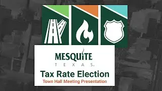 Tax Rate Election Town Hall Presentation