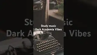 Relaxing Piano Music #darkacademia study music. Listen to the whole song on the channel! #studymusic