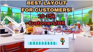 BEST CUSTOMER LAYOUT! (10-15k/HR) Roblox My Restaurant