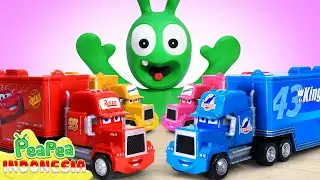 Petualangan Pea Pea dengan Truk Pelangi Lucu 🌈 - Pea Pea Bahasa Indonesia