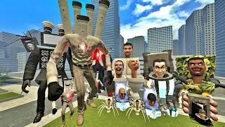 NEW TITAN FLASHLIGHT MAN MECHA BOSS VS ALL SKIBIDI TOILET BOSSES In Garry's Mod