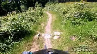 Castlewellan MTB trails - Dolly's chute (done badly!)