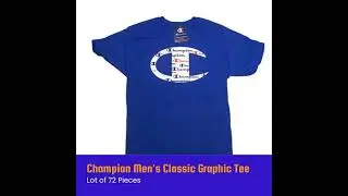 Champion Men's Classic Graphic Tee - Large
