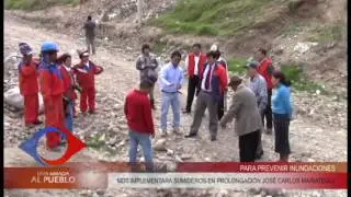 ALDRIN Z&Aacute;RATE INSPECCIONA TRABAJOS DE SUMIDEROS