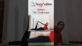 Half Frog Pose(Ardha Bhekasana) By Yoga Nation #Shorts #Yoga