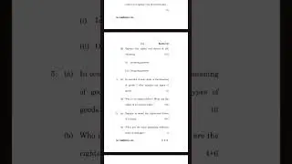 BCOC-133 : Business law #previousyearquestions #june2025#bcomf