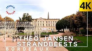 FRANCE Walk 4K 🇫🇷 Bordeaux Cathedrale &mdash; Mus&eacute;e des Beaux-Arts &laquo; Strandbeests &raquo; Theo Jansen Exhibition