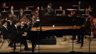 Concerto pour piano n&deg;2, D. Chostakovitch, Rodolphe MENGUY, Fran&ccedil;ois MOSCHETTA, Ingmar LAZAR (piano)