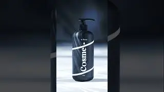 3D Product Animation of Shampoo Bottle | itv Frame #animation