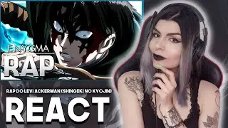 React Rap do Levi Ackerman (Shingeki no Kyojin) | Exército de um Homem Só | Enygma