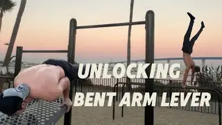 Unlock Bent Arm Lever!! Tips/Hacks #calisthenics #fitness #workout #streetworkout #motivation #gym