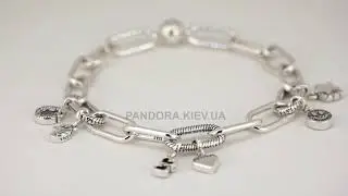 Pandora 💎 &laquo;Браслет-Цепочка Pandora Me&raquo;  с подвесками 😱| Пандор