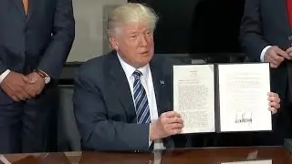 Trump Signs Orders To Reduce Bank Regulations - Full Speech And Ceremony