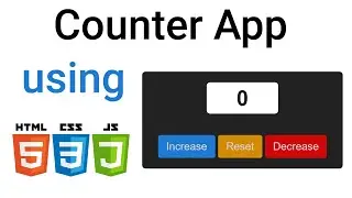Counter App in JavaScript- A2B-The Coder