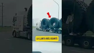 La llanta gigante de 5 toneladas en camiones mineros de 400 toneladas