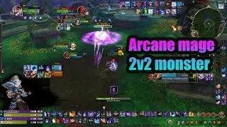 Arcane Mage is so cool!!! 2v2 Arena wow 10.2.5