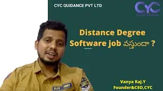 Distance Degree Software job వస్తుందా? | Online software training institutes in Hyderabad | CYC