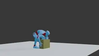 Lifting heavy box Animation practice (Video-01)