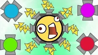 OVERLORD VS THE WORLD!! - Diep.io Best Tank Gameplay - Destroying EVERYTHING On Diep.io