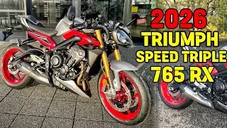 No Rivals The 2026 Triumph Speed Triple 765 RX Redefines Aggression