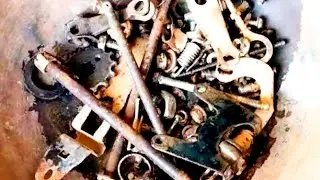 motorcycle nut bolts rust cleaning