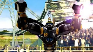 REAL STEEL WRB Tackle VS No Joke & Sarge & Danger Zone & Blockbuster