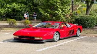 Ferrari Club of America Takes Over Winnetka! | Incredible Driving Scenes