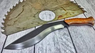 Making a Kukri knife from a Saw blade