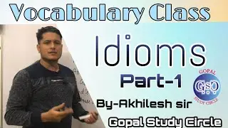VOCABULARY CLASS By-Akhilesh sir  Gopal Study Circle