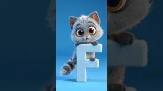 ABC Cat Song | Cat Rhymes | Cat Toddler Song | Cat Cartoon | Cat Meowing | Kitten #shorts #cat #abcd