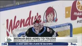 Walleye Goaltender Jan Bednar Won't Return for Next Season